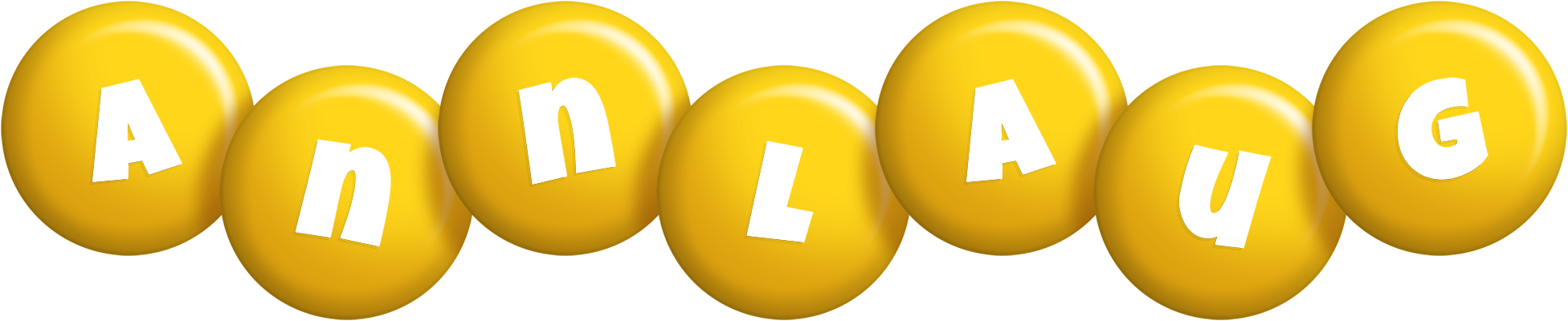 Annlaug candy-yellow logo