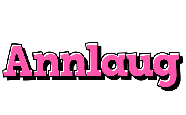Annlaug girlish logo