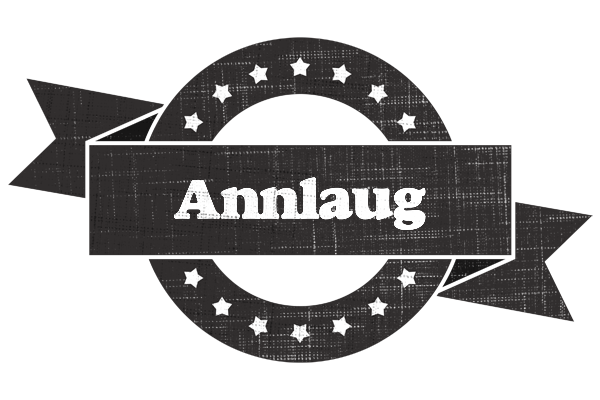 Annlaug grunge logo