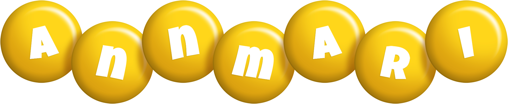 Annmari candy-yellow logo
