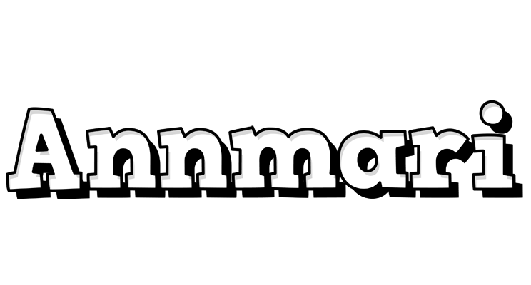 Annmari snowing logo