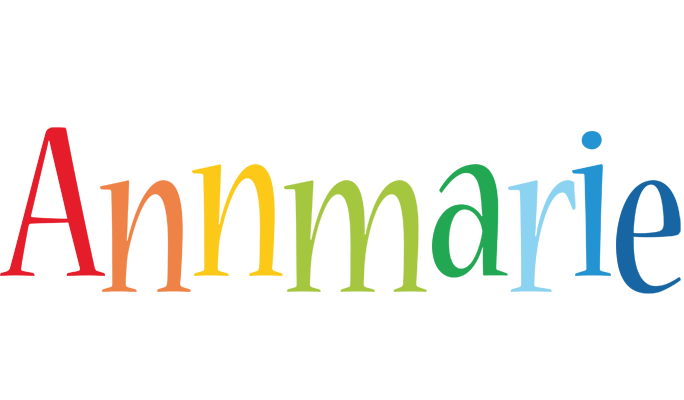 Annmarie birthday logo