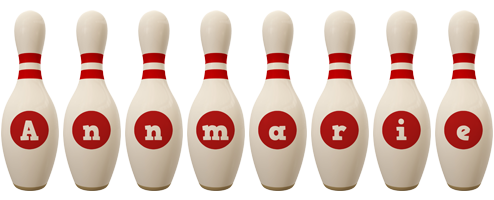 Annmarie bowling-pin logo