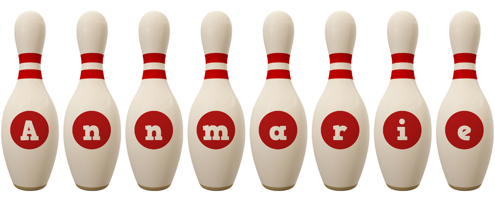 Annmarie bowling-pin logo