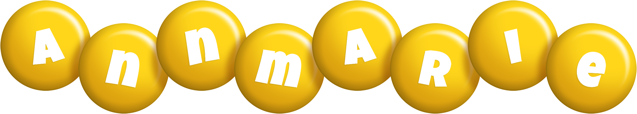 Annmarie candy-yellow logo