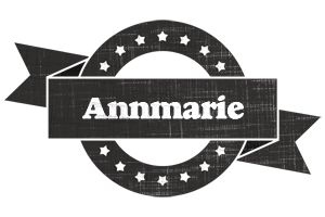 Annmarie grunge logo