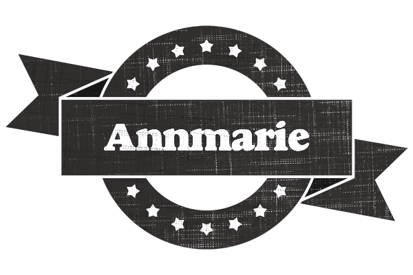 Annmarie grunge logo
