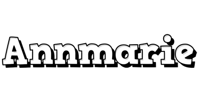 Annmarie snowing logo