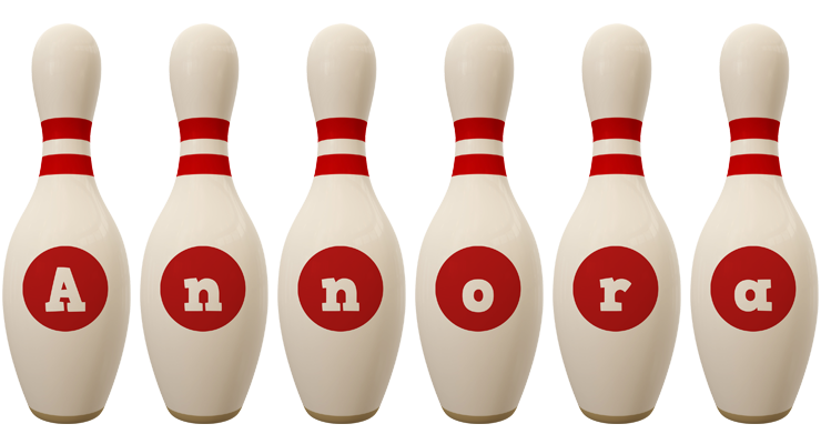 Annora bowling-pin logo