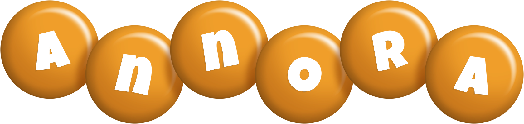 Annora candy-orange logo