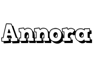 Annora snowing logo