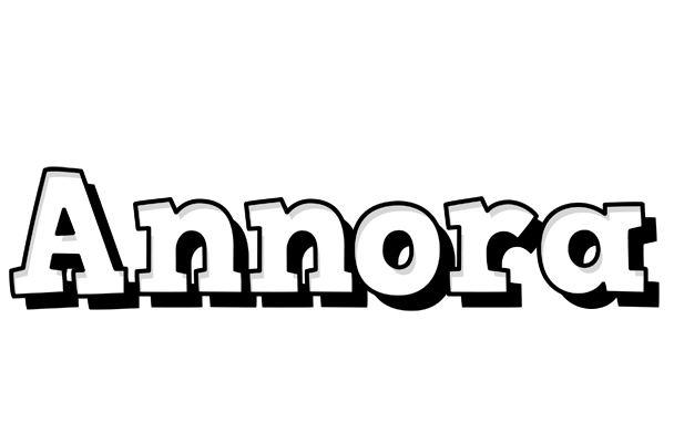 Annora snowing logo