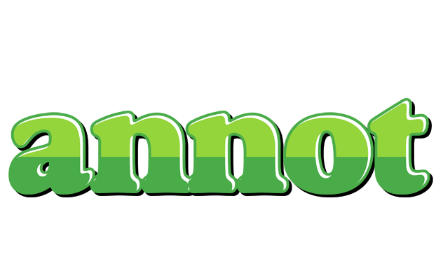 Annot apple logo