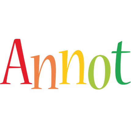 Annot birthday logo