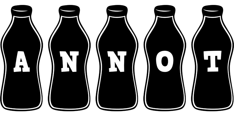 Annot bottle logo