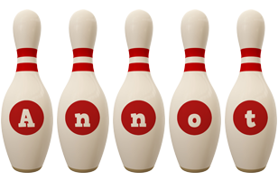 Annot bowling-pin logo