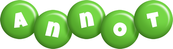 Annot candy-green logo