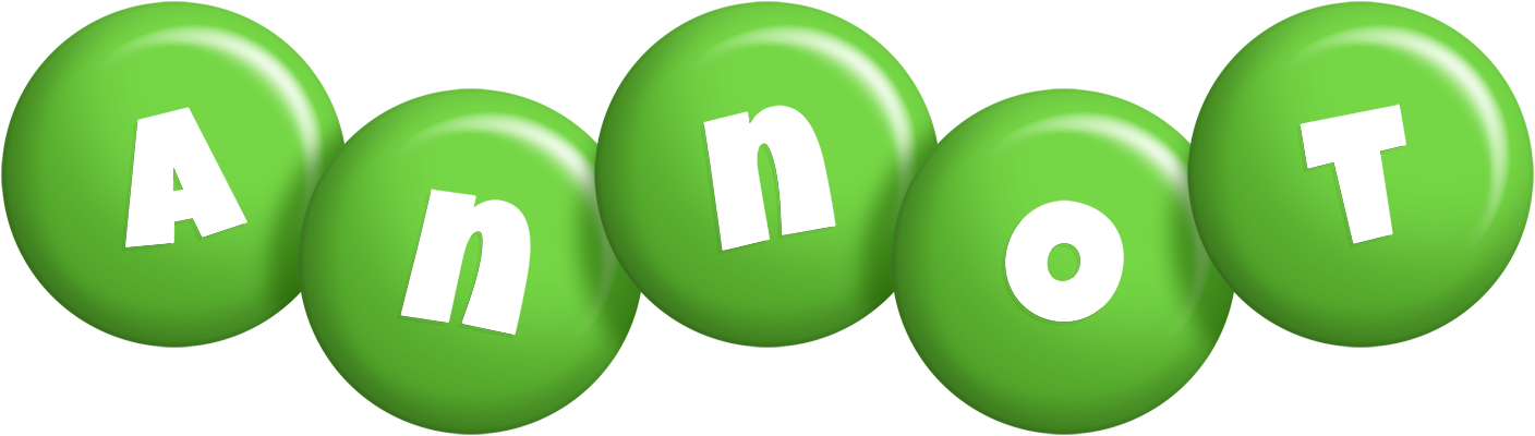 Annot candy-green logo