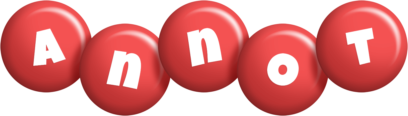 Annot candy-red logo
