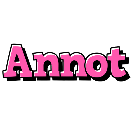 Annot girlish logo