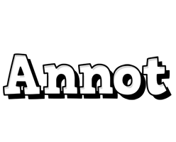 Annot snowing logo