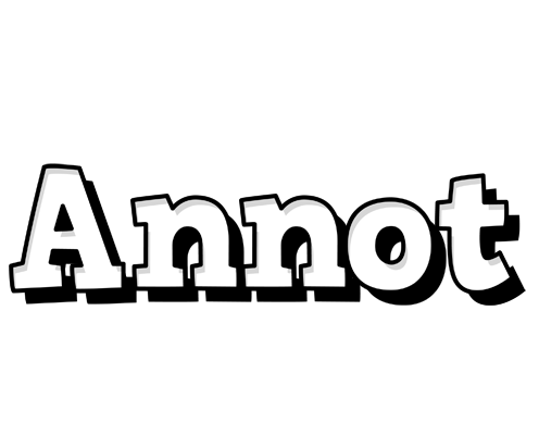 Annot snowing logo