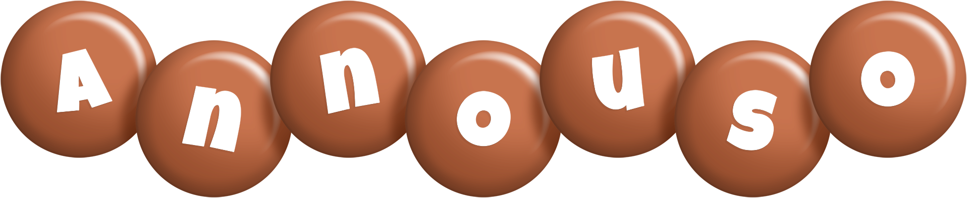 Annouso candy-brown logo