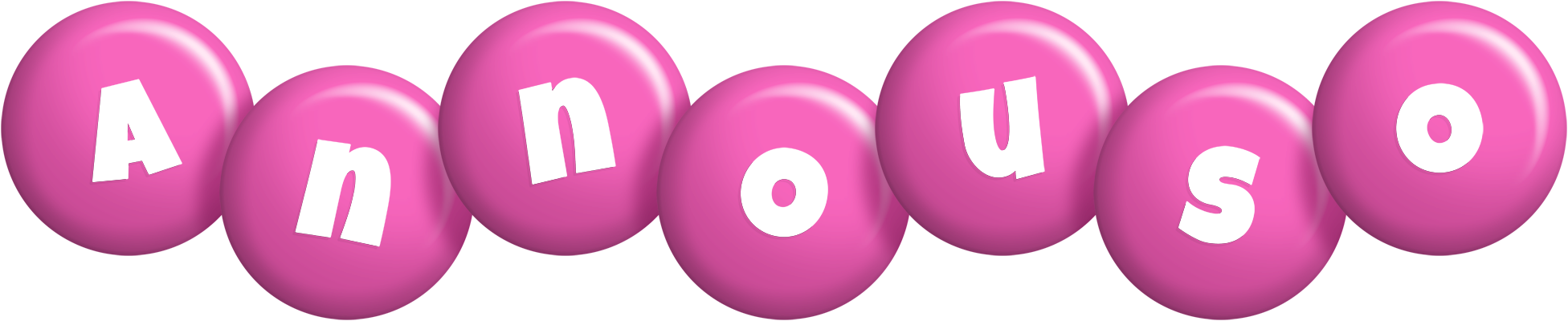 Annouso candy-pink logo
