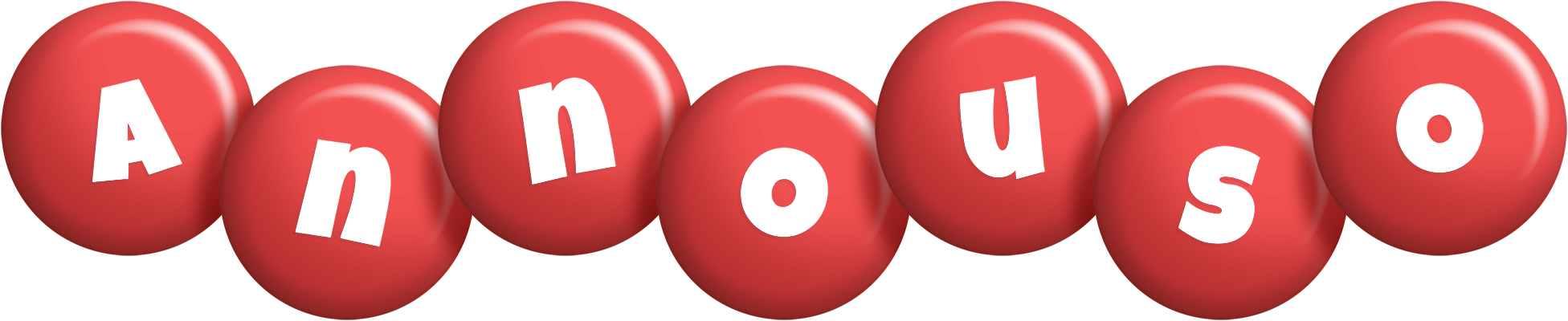 Annouso candy-red logo