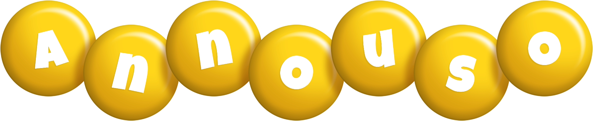 Annouso candy-yellow logo