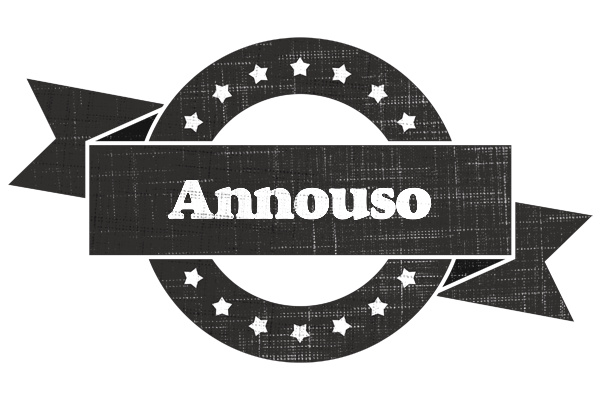 Annouso grunge logo