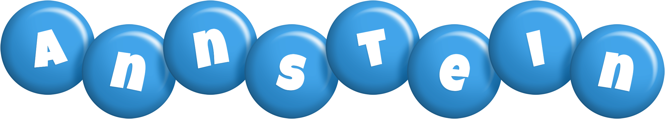 Annstein candy-blue logo