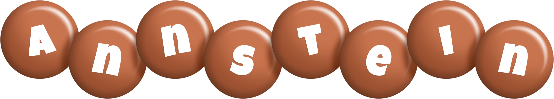 Annstein candy-brown logo