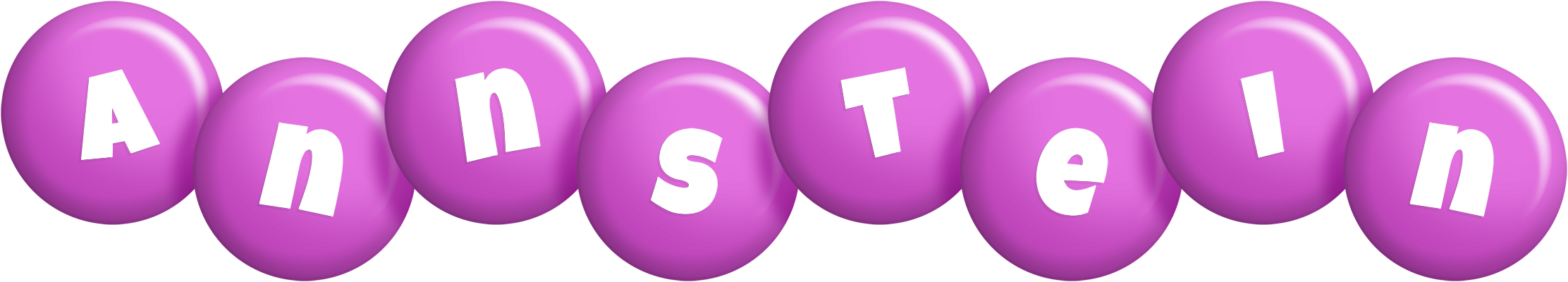 Annstein candy-purple logo