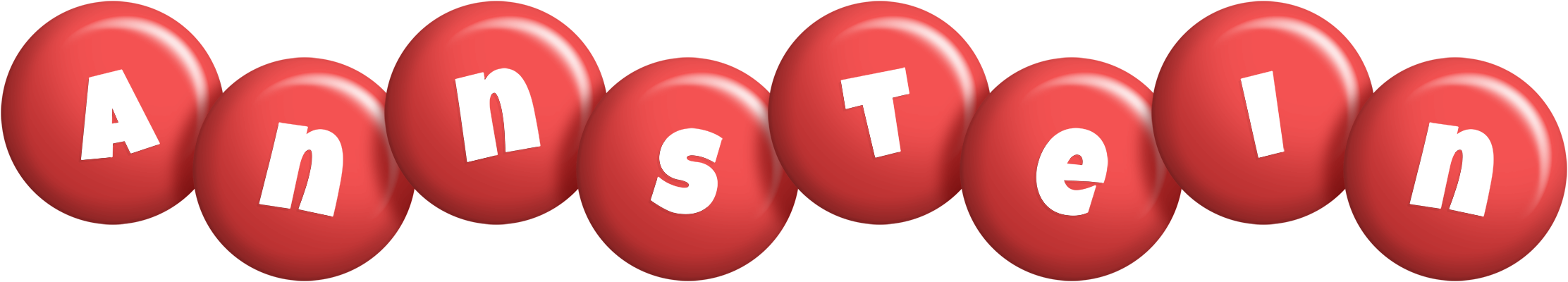 Annstein candy-red logo