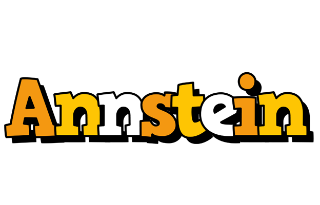 Annstein cartoon logo