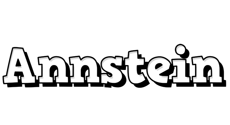 Annstein snowing logo