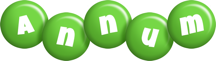 Annum candy-green logo