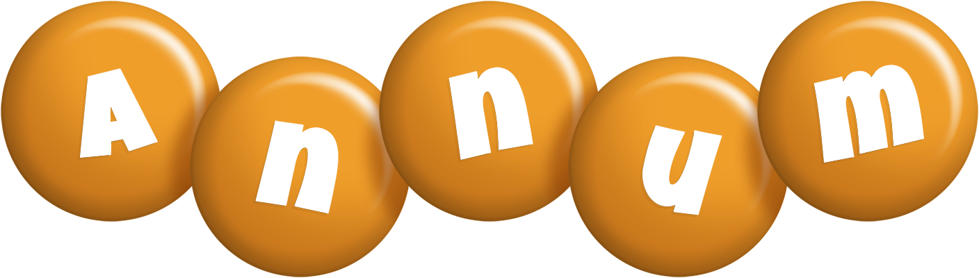 Annum candy-orange logo