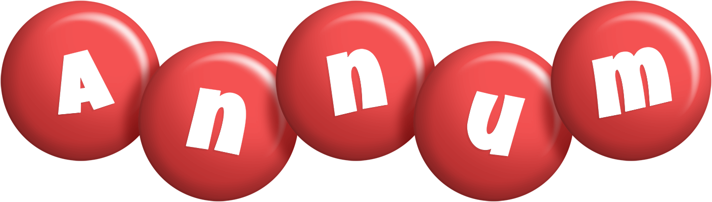 Annum candy-red logo