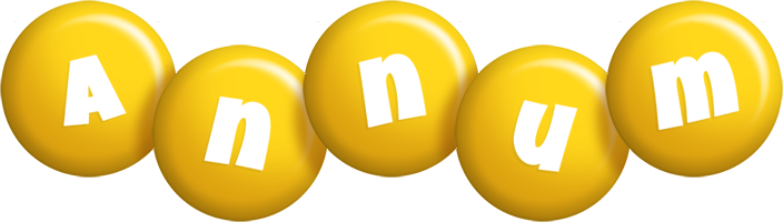 Annum candy-yellow logo