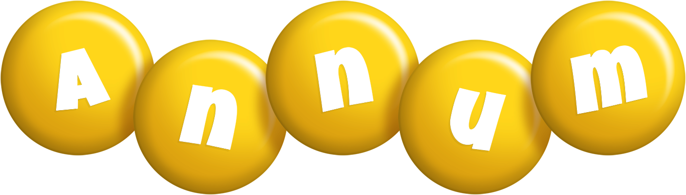 Annum candy-yellow logo