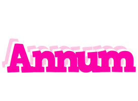 Annum dancing logo