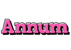 Annum girlish logo