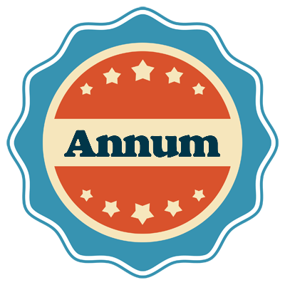 Annum labels logo