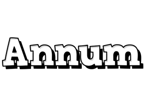 Annum snowing logo