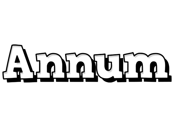 Annum snowing logo