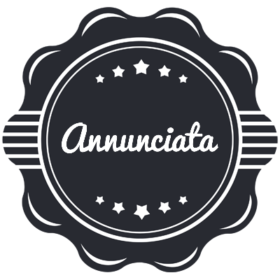 Annunciata badge logo