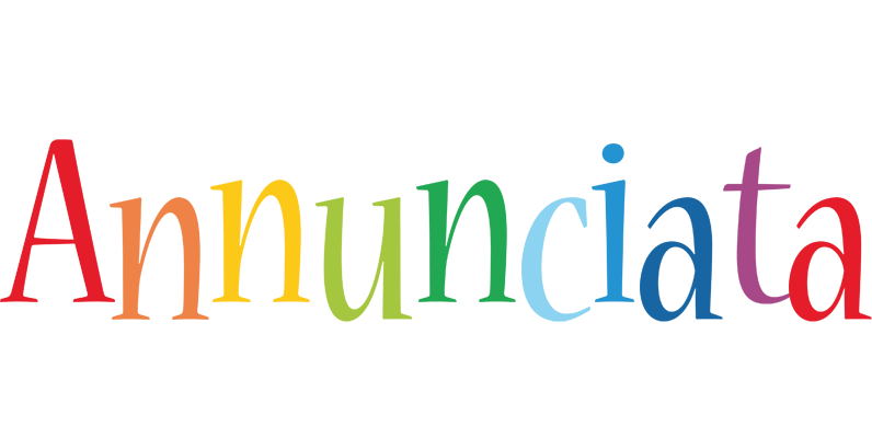 Annunciata birthday logo