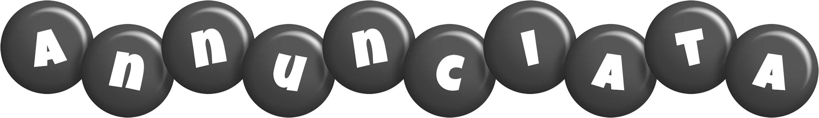Annunciata candy-black logo